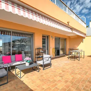 'l'alicante Proche' Gare, Terrasse, Vue Menton
